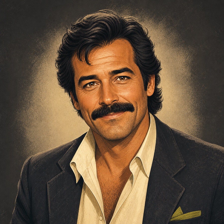 Illustrated portrait of Tom, THAL's fictional AI safety wingman